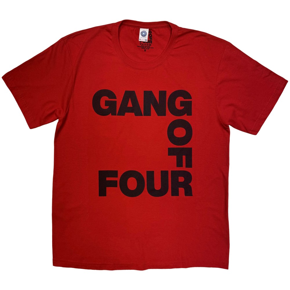 Gang of Four - Logo Heren Tshirt - Rood